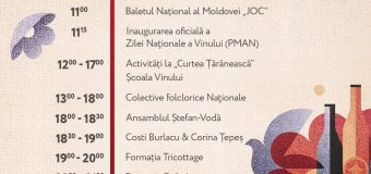 Ziua Națională a Vinului. Programul evenimentelor