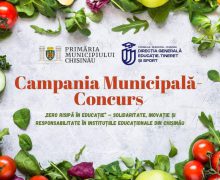 Primăria Chișinău lansează Campania-Concurs „Zero Risipă în Educație”