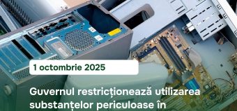 Guvernul restricționează utilizarea substanțelor chimice periculoase în echipamentele electrice și electronice