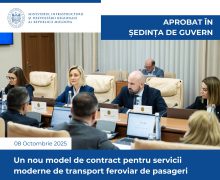 Guvernul a aprobat un nou model de contract pentru servicii moderne de transport feroviar de pasageri