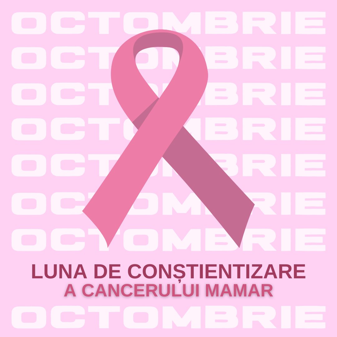 Octombrie – luna de conștientizare a cancerului mamar