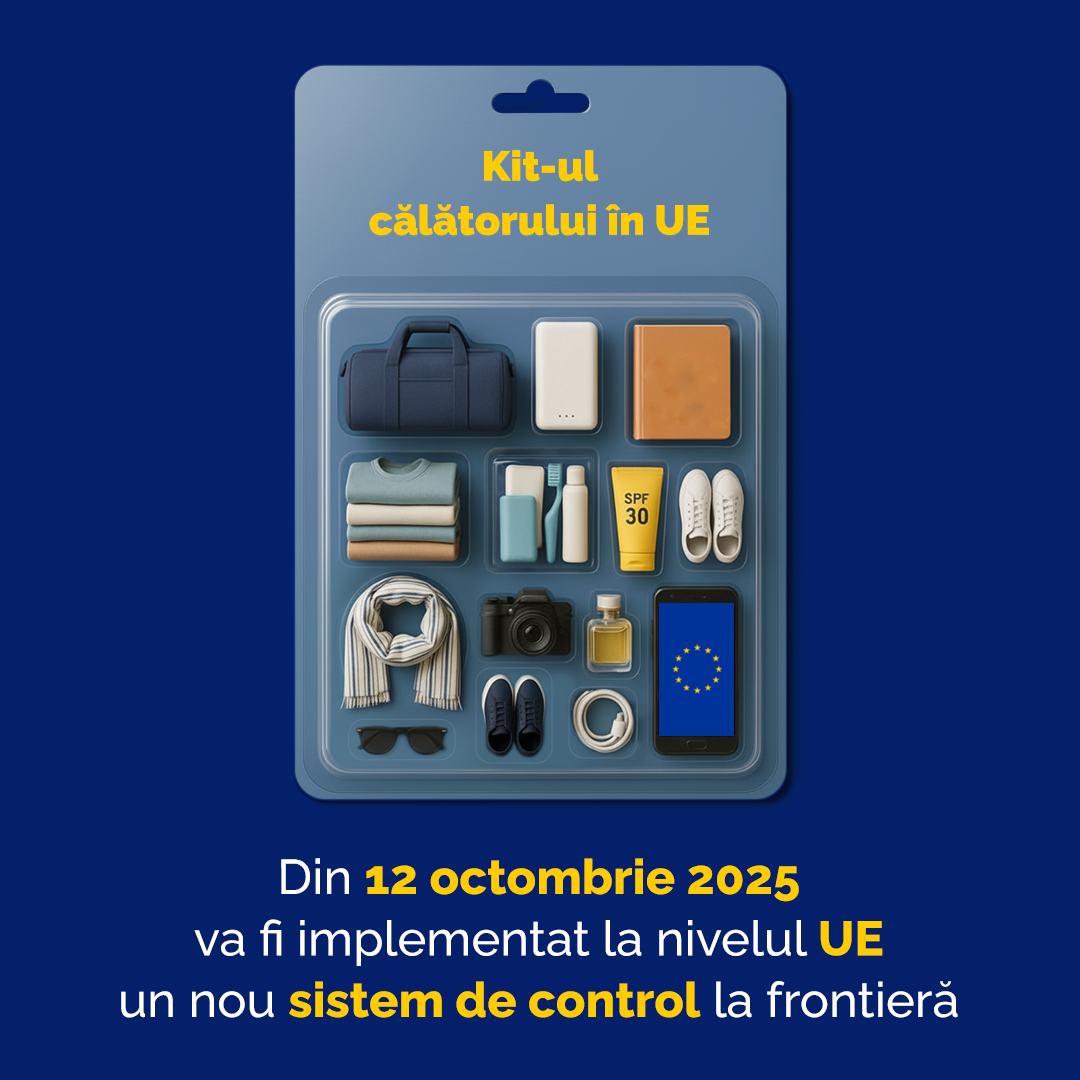 UE introduce un nou sistem de control la frontieră din 12 octombrie