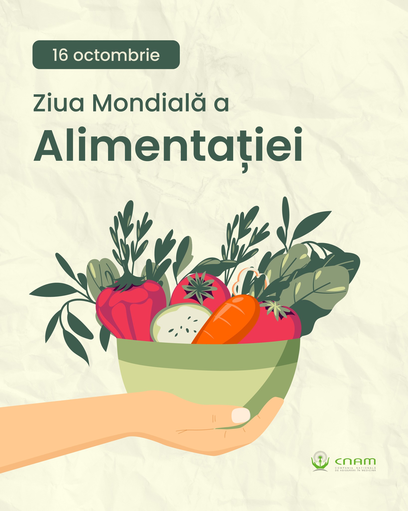 Astăzi este marcată Ziua Mondială a Alimentației