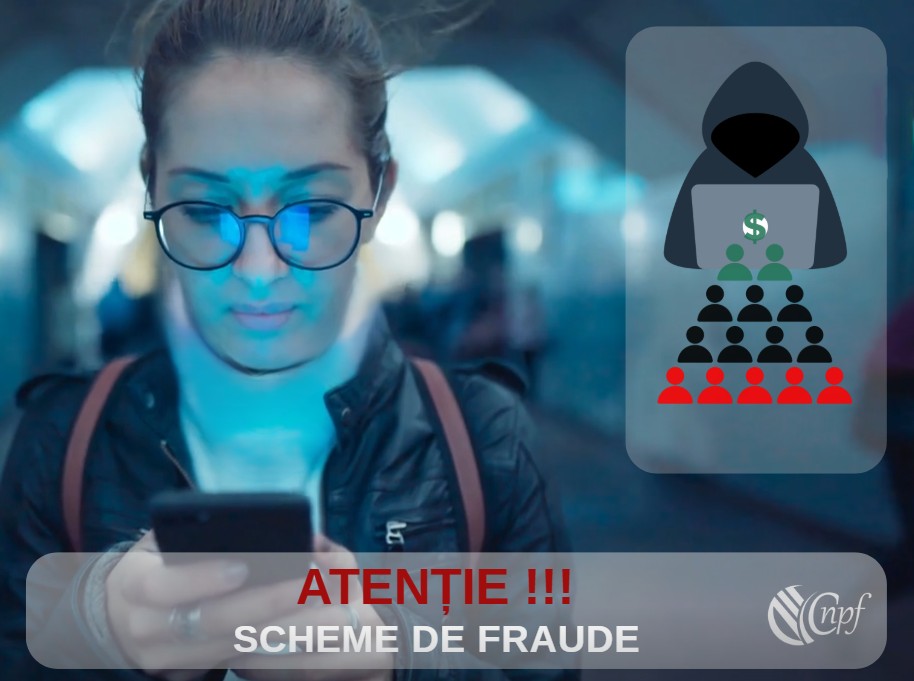 CNPF avertizează despre diverse scheme de fraudă prin „investiții”