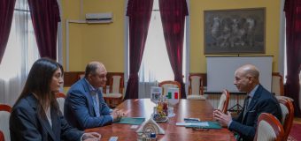 Ion Ceban s-a întâlnit cu Ambasadorul Italiei