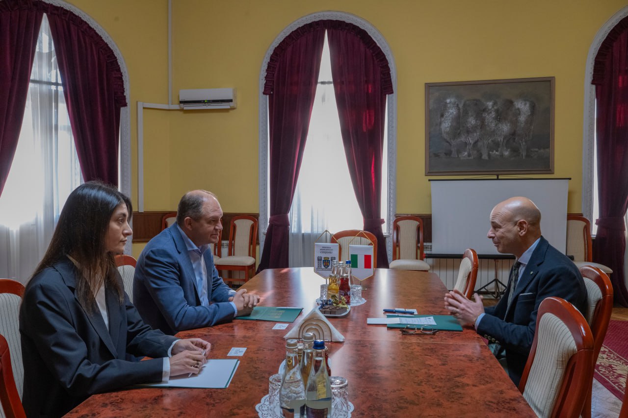 Ion Ceban s-a întâlnit cu Ambasadorul Italiei