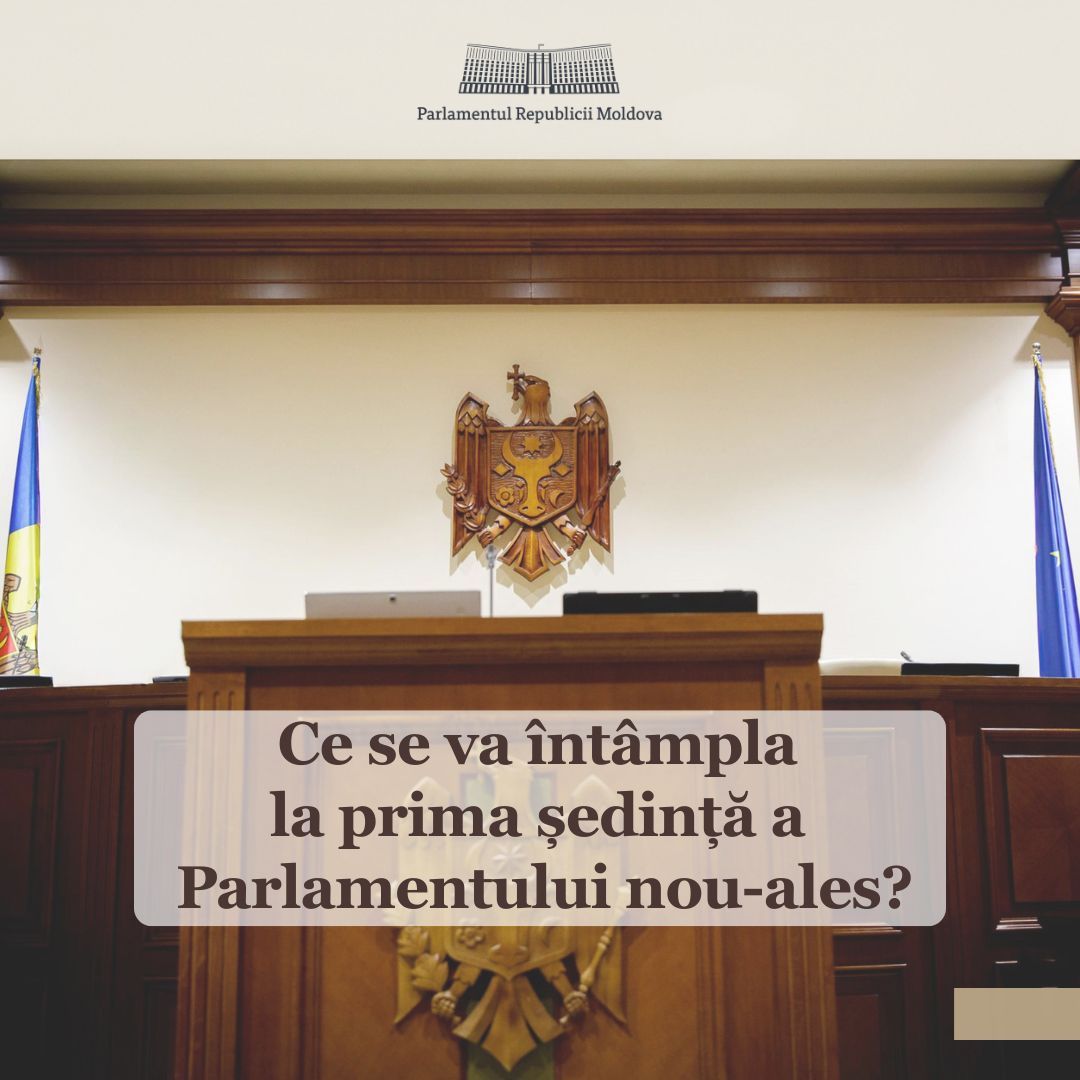 (INFOGRAFIC) Cum va fi prima ședință a noului Parlament