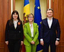 Dorin Recean a avut o întrevedere cu Comisara europeană pentru Servicii Financiare