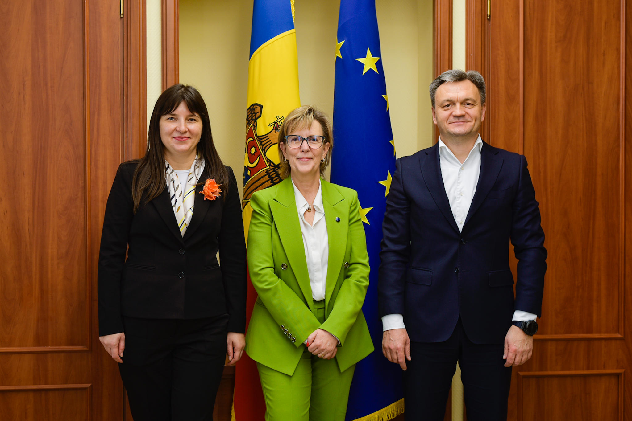 Dorin Recean a avut o întrevedere cu Comisara europeană pentru Servicii Financiare