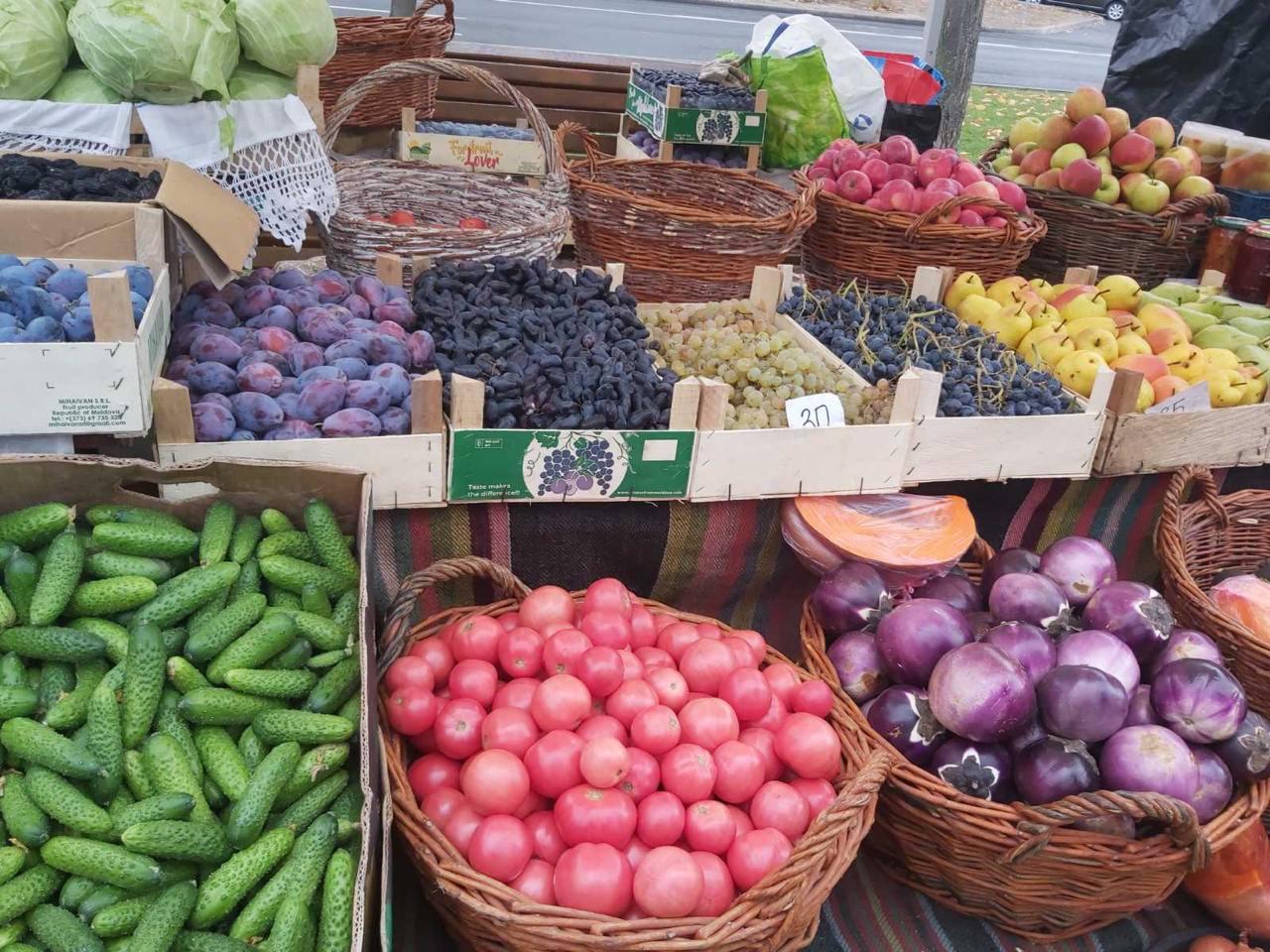 Târguri cu produse autohtone și în acest weekend în Capitală