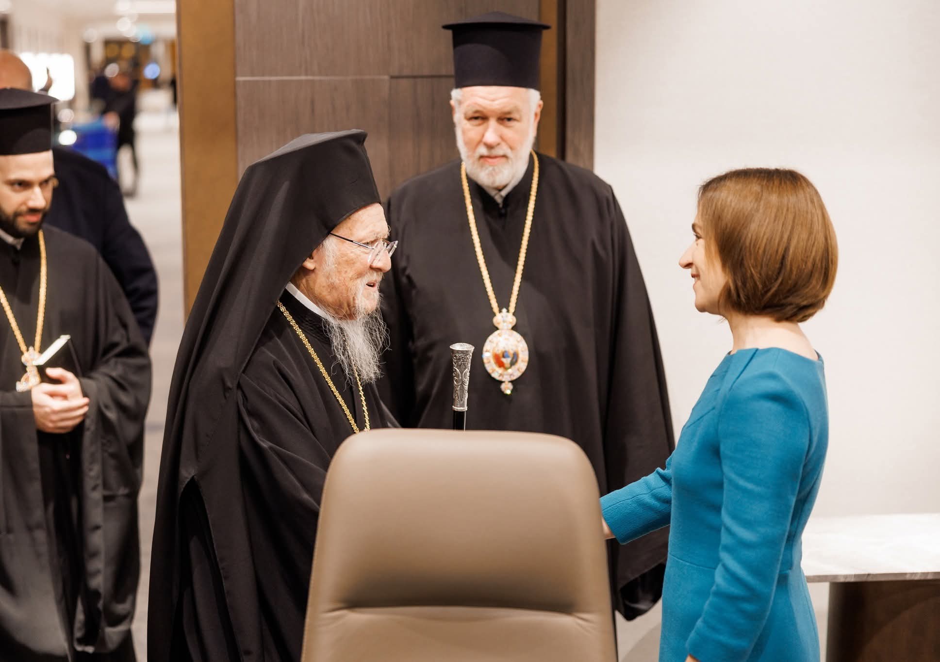 Maia Sandu s-a întâlnit cu Sanctitatea Sa Bartolomeu, Patriarhul Ecumenic al Constantinopolului