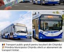 Un nou fals despre abonamente gratuite la troleibuz pentru 6 luni