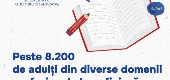 Peste 8.200 de adulți din diverse domenii profesionale beneficiază de cursuri gratuite de limba română
