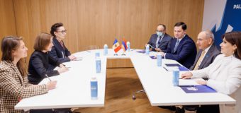 Maia Sandu a avut o întrevedere cu Prim-ministrul Armeniei, Nikol Pașinian