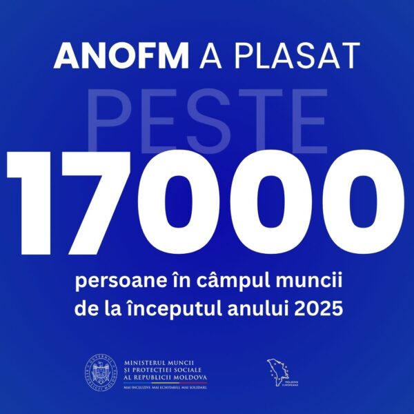 ANOFM a ajutat peste 17 000 de persoane să-și găsească un loc de muncă de la începutul anului