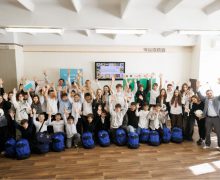 Fotbal în Școli. Elevii Liceului Teoretic „N.V.Gogol” au primit echipament sportiv