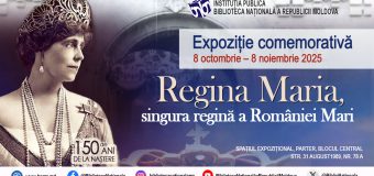 Biblioteca Națională vernisează expoziția „Regina Maria – singura regină a României Mari. 150 de ani de la naștere”