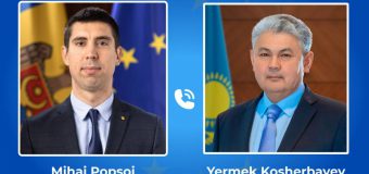 Miniștrii de externe ai Republicii Moldova șio Kazahstan au convenit să organizeze ședința Comisiei interguvernamentale moldo-kazahe pentru colaborare comercial-economică