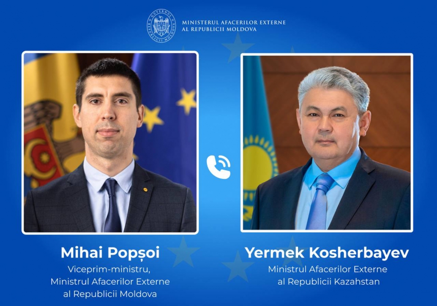 Miniștrii de externe ai Republicii Moldova șio Kazahstan au convenit să organizeze ședința Comisiei interguvernamentale moldo-kazahe pentru colaborare comercial-economică