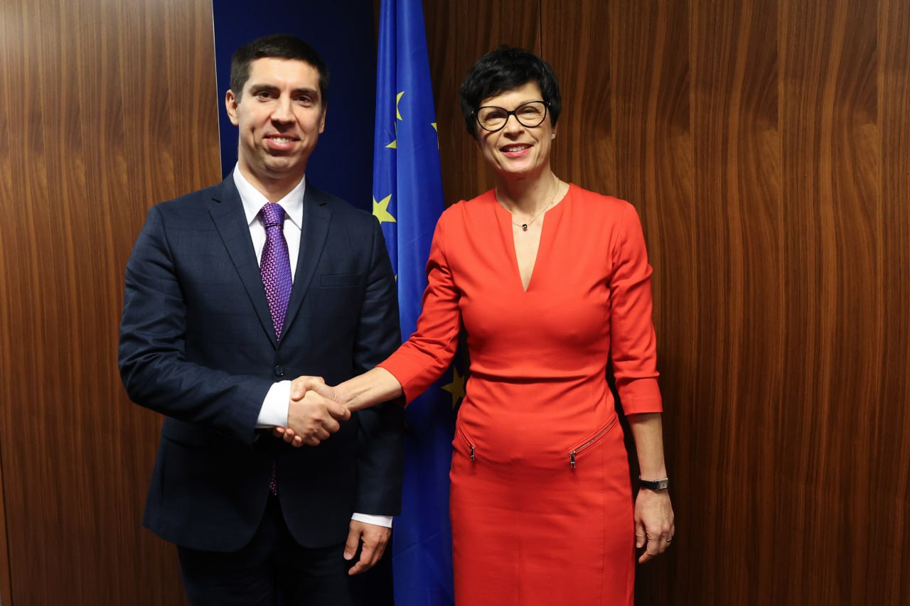 Mihai Popșoi a avut o întrevedere cu Comisarul European pentru Extindere, Marta Kos