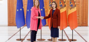 Maia Sandu, către Roberta Metsola: Muncim serios, ne aliniem la legislația europeană și ne apropiem pas cu pas de standardele comunitare