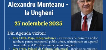 Alexandru Munteanu efectuează prima vizită în teritoriu