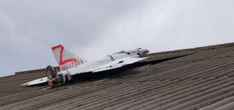 O dronă a căzut pe o casă din Florești