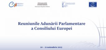 Parlamentul Republicii Moldova găzduiește reuniunile Adunării Parlamentare a Consiliului Europei