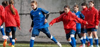 Fotbal feminin. A început procesul de formare a selecționatei regionale WU14