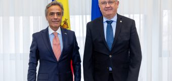 Alexandru Munteanu, în discuții cu Nikolaos Krikos, Ambasadorul Republicii Elene în Republica Moldova