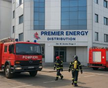 IGSU desfășoară un exercițiu interdepartamental la sediul Premier Energy Distribution