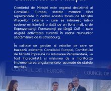 Ce înseamnă pentru Republica Moldova Președinția Comitetului de Miniștri al Consiliului Europei