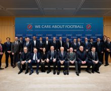 Leonid Oleinicenco a participat la ședința Comitetului UEFA al Asociațiilor Naționale de la Nyon