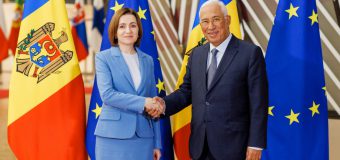Maia Sandu a avut o întrevedere cu Președintele Consiliului European