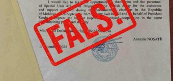 O pretinsă scrisoare semnată de ministrul Apărării circulă în mediul online: Este falsă