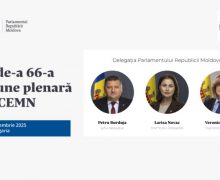 Delegația Parlamentului Republicii Moldova participă la cea de-a 66-a sesiune plenară a APCEMN