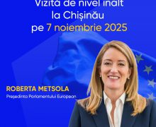 Roberta Metsola vine la Chișinău. Iată programul vizitei