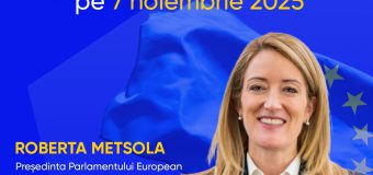 Roberta Metsola vine la Chișinău. Iată programul vizitei