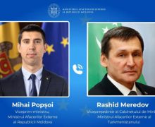 Miniștrii de externe ai Republicii Moldova și Turkmenistanului au avut o discuție telefonică