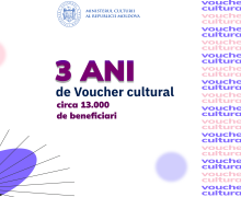 Circa 13 mii de tineri au beneficiat de vouchere culturale în cei trei ani de la lansarea programului