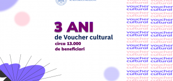 Circa 13 mii de tineri au beneficiat de vouchere culturale în cei trei ani de la lansarea programului