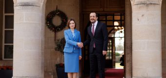 Maia Sandu, în discuție cu Președintele Ciprului despre integrarea europeană