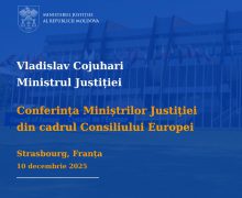 Vladislav Cojuhari va prezida Conferința informală a miniștrilor justiției din cadrul Consiliului Europei