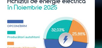 În noiembrie a fost achiziționată circa 400 mii MWh de energie electrică