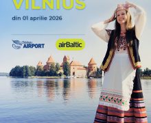 Zbor direct spre Vilnius din 1 aprilie 2026