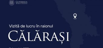 Alexandru Munteanu efectuează o vizită de lucru în raionul Călărași