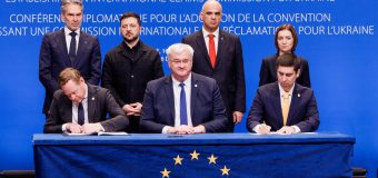 Republica Moldova a semnat Convenția privind instituirea Comisiei Internaționale de Reclamații pentru Ucraina