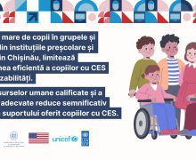A fost elaborat studiul „Analiza decalajelor în educația incluzivă din Republica Moldova”