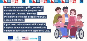A fost elaborat studiul „Analiza decalajelor în educația incluzivă din Republica Moldova”