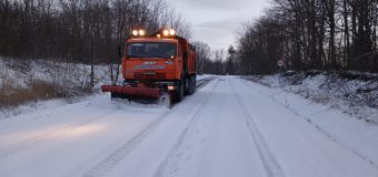 Circulația pe drumurile naționale se desfășoară în condiții de iarnă